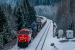 CN 3301E At Wolfenden On The CN Clearwater Sub.